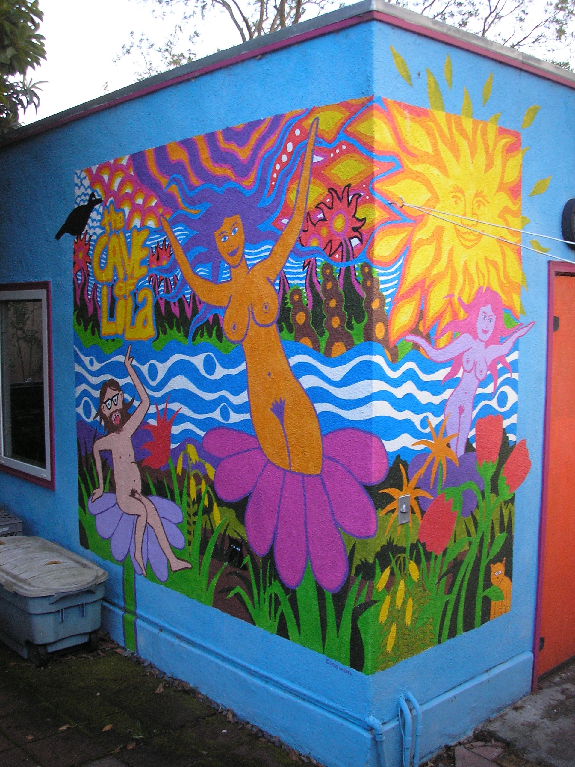 Purple House Mural